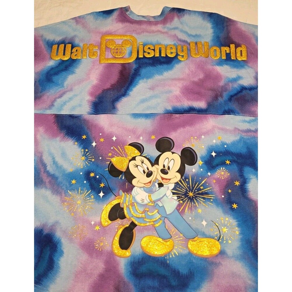 Spirit Jersey Walt Disney World 50th Mickey & Minnie Tie-Dye Long Sleeve XXL